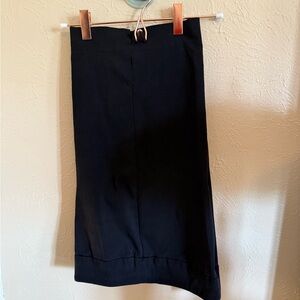 Zac & Rachel Black Asymmetrical Pencil Bermudas